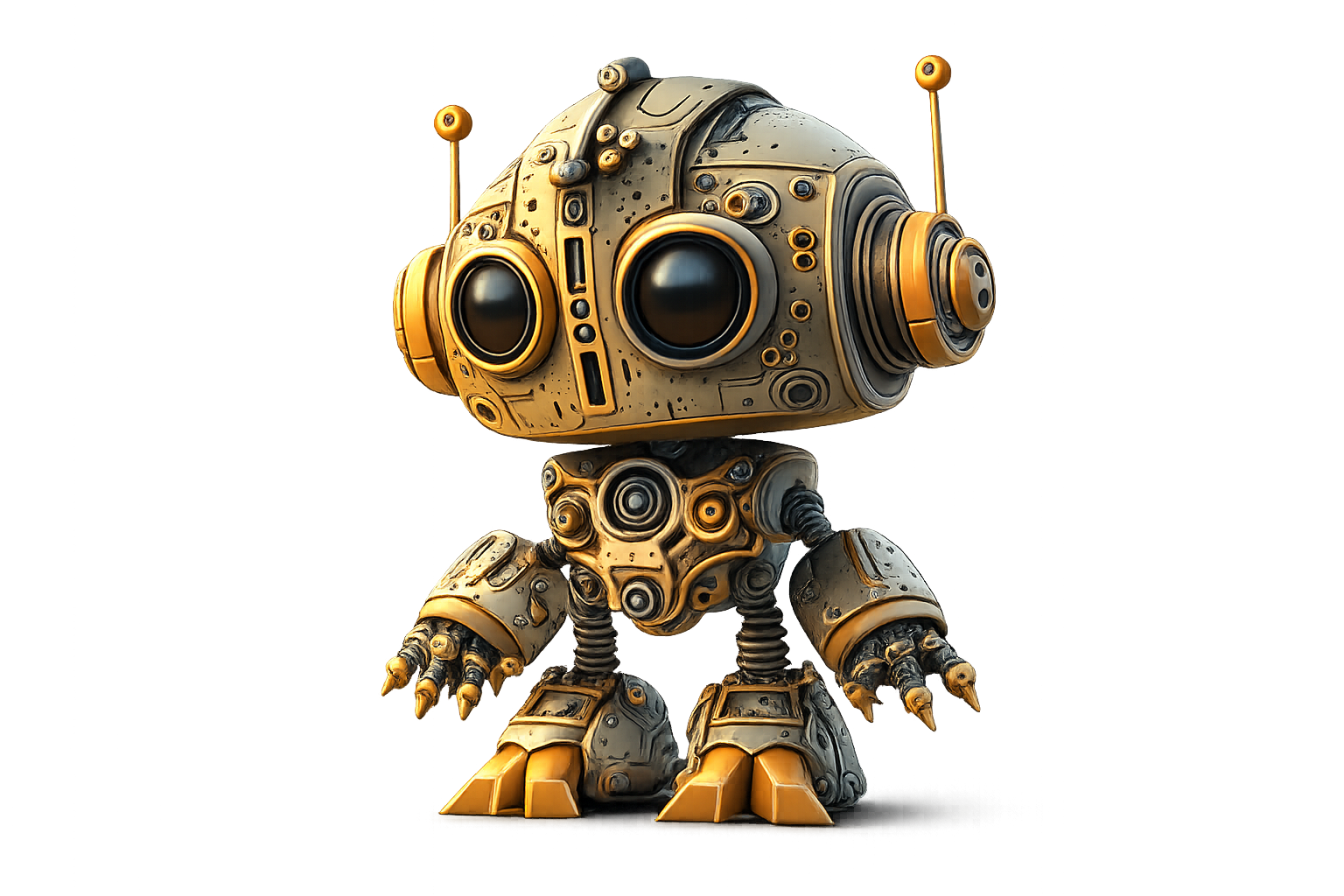 steampunk robot with intricate details (1)